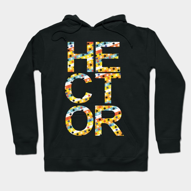 Hector, name, typography Hoodie by Furashop